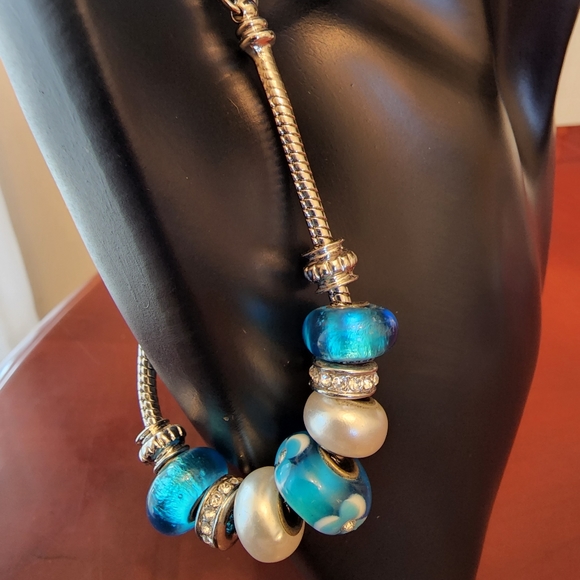 Pandora style bracelet - Picture 2 of 9